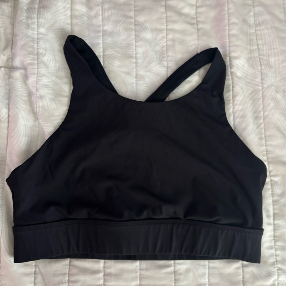 Fabletics Black High Neck Sport’s Bra